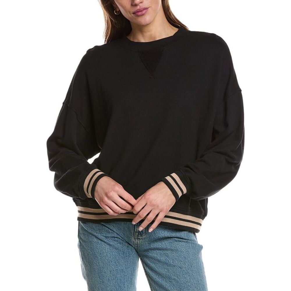 Electric & Rose Womens  Mimi Smiley Sweatshirt, Green